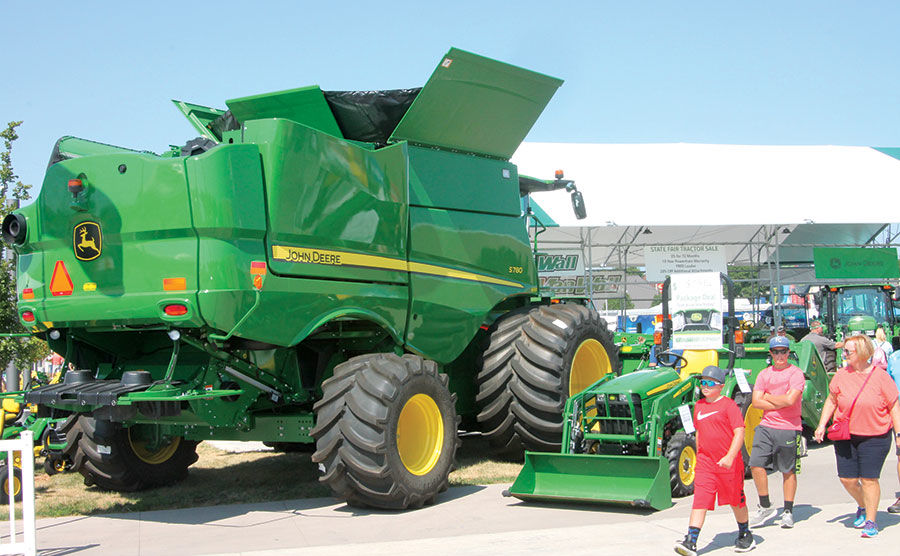New agricultural equipment is always a draw.